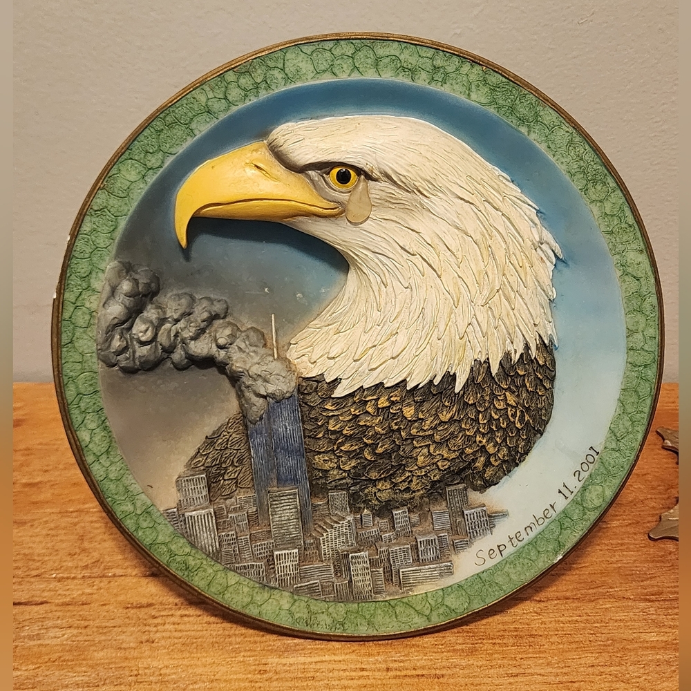 911 Tears of Remembrance Plate